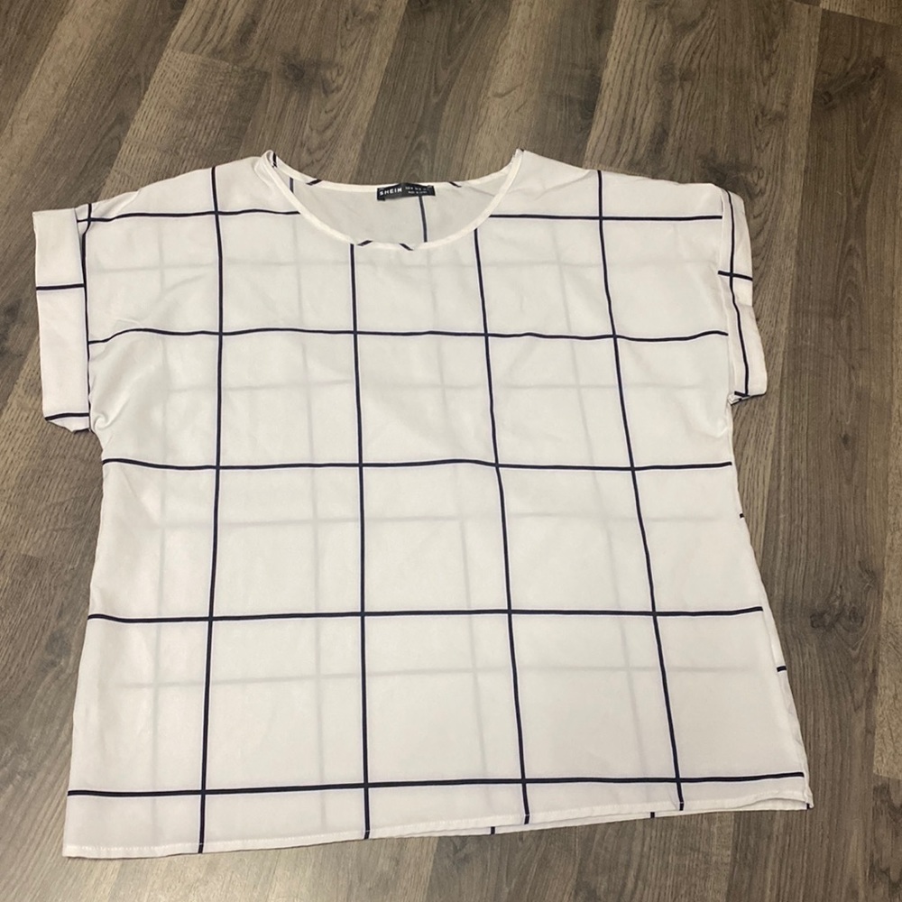 White SHEIN size medium shirt